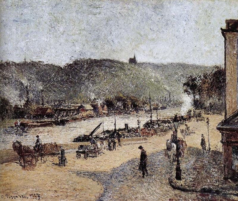 Camille Pissarro port oil painting image